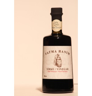 FATMA HANIM  Yaban Mersini Sirkesi 500 ml / Meşe Fıçılarında Doğal Fermantasyon